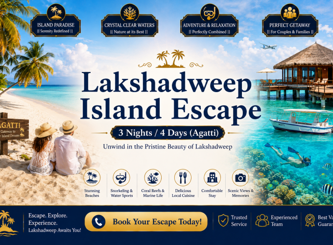 Lakshadweep Island Escape – 3 Nights / 4 Days (Agatti)