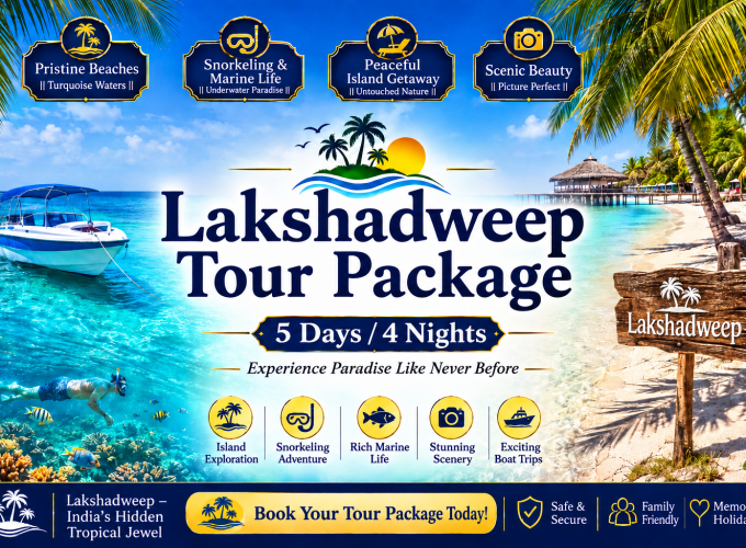 Lakshadweep Tour Package – 5 Days / 4 Nights