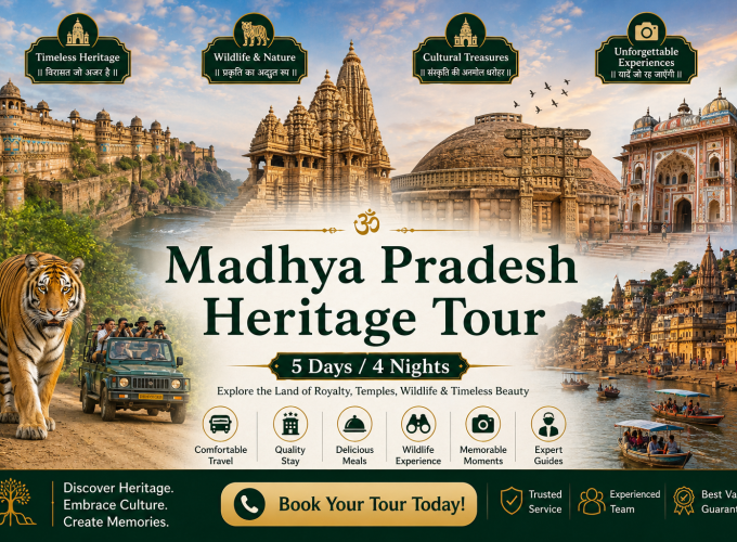Madhya Pradesh Heritage Tour – 5 Days / 4 Nights