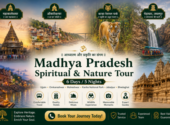 Madhya Pradesh Spiritual & Nature Tour – 6 Days / 5 Nights