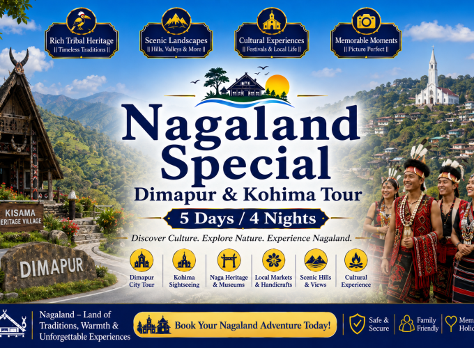Nagaland Special – Dimapur & Kohima Tour (5 Days / 4 Nights)