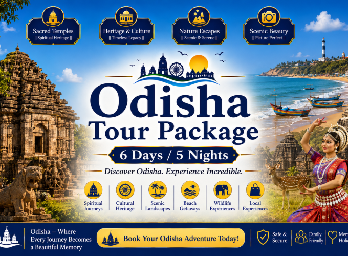 Odisha Tour Package – 6 Days / 5 Nights