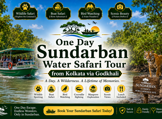 One Day Sundarban Water Safari Tour from Kolkata via Godkhali