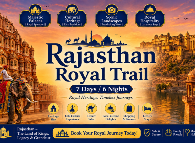 Rajasthan Royal Trail – 7 Days / 6 Nights