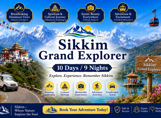 Sikkim Grand Explorer – 10 Days / 9 Nights
