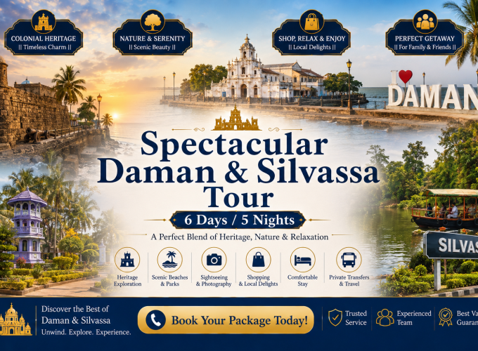 Spectacular Daman & Silvassa Tour – 6 Days / 5 Nights