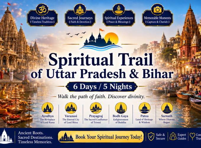 Spiritual Trail of Uttar Pradesh & Bihar – 6 Days / 5 Nights