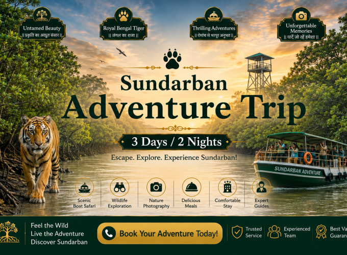 Sundarban Adventure Trip – 3 Days / 2 Nights
