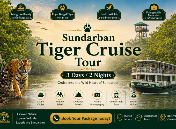Sundarban Tiger Cruise Tour – 3 Days / 2 Nights