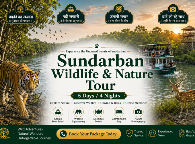 Sundarban Wildlife & Nature Tour – 5 Days / 4 Nights