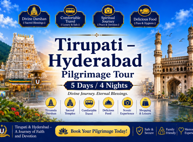 Tirupati – Hyderabad Pilgrimage Tour | 5 Days / 4 Nights