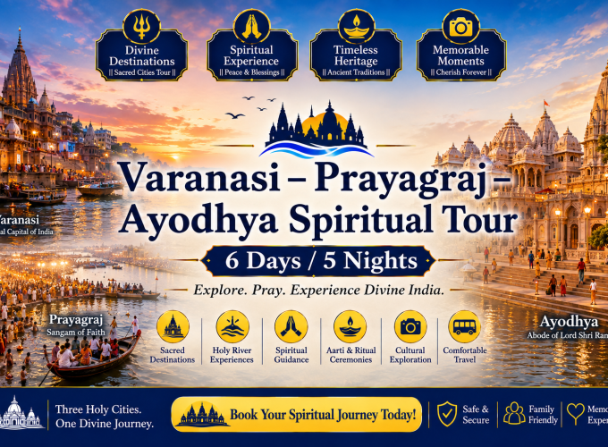 Varanasi – Prayagraj – Ayodhya Spiritual Tour | 6 Days / 5 Nights